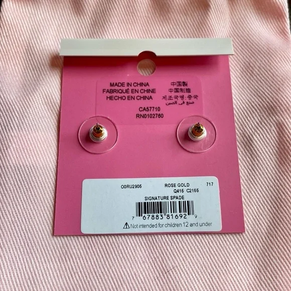 Kate Spade Mini Stud Earrings - Picture 4 of 4